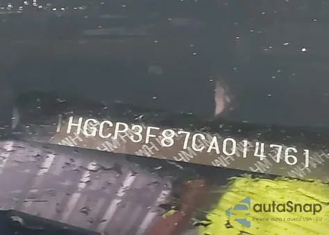 2012 Honda Accord 3.5 Ex-L z USA, uszkodzony, nr VIN 1HGCP3F87CA014761